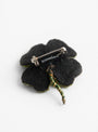 Vintage Clover Brooch by Trovelore at Couverture & The Garbstore 
Back 