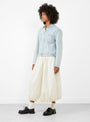 Loft Jacket Indigo by YMC at Couverture & The Garbstore Model Side 