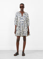 Messina Top in Alina Floral Cream from Apiece Apart at Couverture & The Garbstore model front 