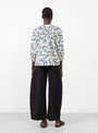 Messina Top in Alina Floral Cream from Apiece Apart at Couverture & The Garbstore model back