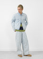 Displaced Seam Jean Indigo by YMC at Couverture & The Garbstore Model Front