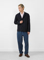 Scuttlers Jacket Navy by YMC at Couverture & The Garbstore Model 