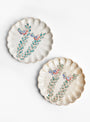 The Chirpy Dessert Plate by Anut Cairo arrives in a set of two at Couverture & The Garbstore 
Front 