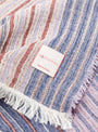 The Martel Throw in Navy Mix from Maison Figo at Couverture & The Garbstore 
Detail 