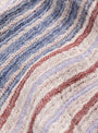 The Martel Throw in Navy Mix from Maison Figo at Couverture & The Garbstore 
Fabric