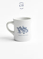 Twenty Five Years Diner Mug Blue for 25 years of Couverture
Front