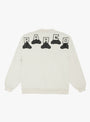 The Parco Crewneck Sweatshirt from b.Eautiful in Cement at Couverture & The Garbstore 
Back