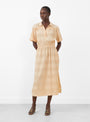 Urwin Dress Khaki from Rachel Comey at Couverture & The Garbstore 
Model front 