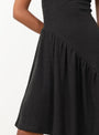 Alttitude Dress Jersey Black from Henrik Vibskov at Couverture & The Garbstore 
Model detail 