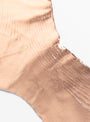  One Ribbed Laminated Socks from Maria La Rosa at Couverture & The Garbstore
details 