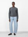 No. 382 Belle Knit Jumper from Extreme Cashmere in Felt at Couverture & The Garbstore
Model 
Front 