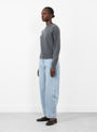No. 382 Belle Knit Jumper from Extreme Cashmere in Felt at Couverture & The Garbstore
Model Side 
