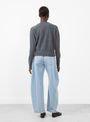 No. 382 Belle Knit Jumper from Extreme Cashmere in Felt at Couverture & The Garbstore
Model Back
