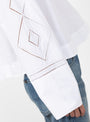 Guillemette Top White from Soeur at Couverture & The Garbstore Model detail sleeve