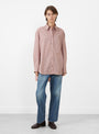 Grenade Shirt Rosewood from Soeur at Couverture & The Garbstore Model front 