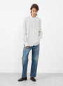 Bermudes Top Off White and Black from Soeur at Couverture & The Garbstore Model front 