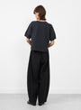 Cut Out Knit Top Anthracite from Cordera at Couverture & The Garbstore 
Model back