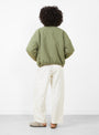 Janice Jacket Army from Bellerose at Couverture & The Garbstore
Model back