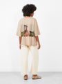 Horse T-Shirt Pink from Anntian at Couverture & The Garbstore 
Model, back