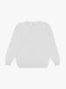 Seamless Lambswool Crew Platinum from TDR at Couverture & The Garbstore 
front 