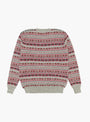 Fairisle Crew Grey from TDR at Couverture & The Garbstore 
back
