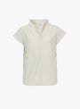 Farah Blouse Grey and Blue from Soeur at Couverture & The Garbstore, Front