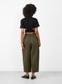 Rib Short Sleeve Jersey from TOGA PULLA in Black from Couverture & The Garbstore
model back 