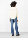 Viscose Twill Shirt Off White from TOGA PULLA at Couverture & The Garbstore model back 