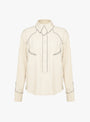 Viscose Twill Shirt Off White from TOGA PULLA at Couverture & The Garbstore
Front
