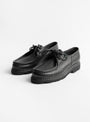 Michael Shoe Black Deer Leather from Paraboot at Couverture & The Garbstore 
Front