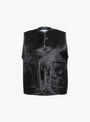 Hair On Leather Hide Vest Black from Couverture and the Garbstore
Front 