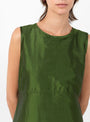 Silk Dupion Long Erika Dress Bottle from Cawley at Couverture & The Garbstore
model detail 