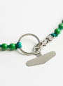 Phone Necklace Green by Ina Seifart at Couverture & The Garbstore Fastener