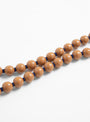 Key Chain Long Mocca Navy by Ina Seifart at Couverture & The Garbstore Close Up Beads