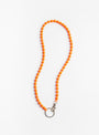 Key Chain Long Neon Orange by Ina Seifart at Couverture & The Garbstore Main