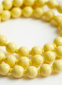 Key Chain Long Pastel Yellow by Ina Seifart at Couverture & The Garbstore Close Up