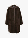 Easton Coat Dark Roast from Bellerose at Couverture & The Garbstore
Front 
