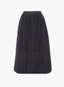 Sky Skirt Navy Stripe from Sideline at Couverture & The Garbstore Ghost 
