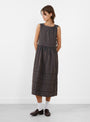 Robbie Dress Check from Sideline at Couverture & The Garbstore
model front 