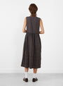Robbie Dress Check from Sideline at Couverture & The Garbstore
model back