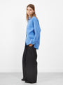 Irregular Shirt Desktop Blue by mfpen at Couverture & The Garbstore Model Side