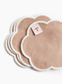 The Scalloped Coasters Set from Tomète comes in Pink at Couverture & The Garbstore
label