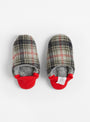 Shaggy Tartan Quilted Boa Red from Merippa at Couverture & The Garbstore
Front 