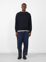 Kendrew Crew in Navy from TDR at Couverture & The Garbstore Model Front