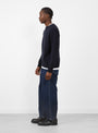 Kendrew Crew in Navy from TDR at Couverture & The Garbstore Model Side