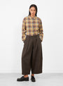 Deadbeat Trouser Brown from YMC at Couverture & The Garbstore
model front 