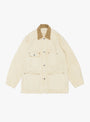Vintage Silk Hemp Coverall Jacket Beige from A.PRESSE at Couverture & The Garbstore
Front 