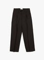 Classic Trousers Coffee Twill Wool from mfpen at Couverture & The Garbstore 
Front 