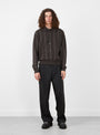 Classic Trousers Dark Grey Wool by mfpen at Couverture & The Garbstore
model front
