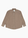 The Gambler Shirt in Dark Taupe Fuzz from mfpen at Couverture & The Garbstore
front 
